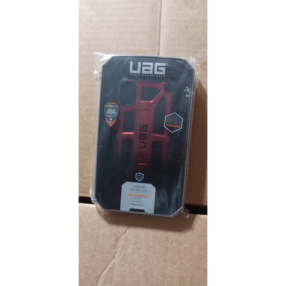 URBAN ARMOR GEAR UAG iPhone Xs/X [5.8-inch Screen] Case [Crimson] Rugged Shockpr - Picture 6 of 7